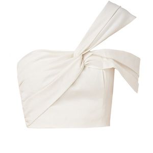 AMUR Marty Bustier White Crop Top New With Tags NWT